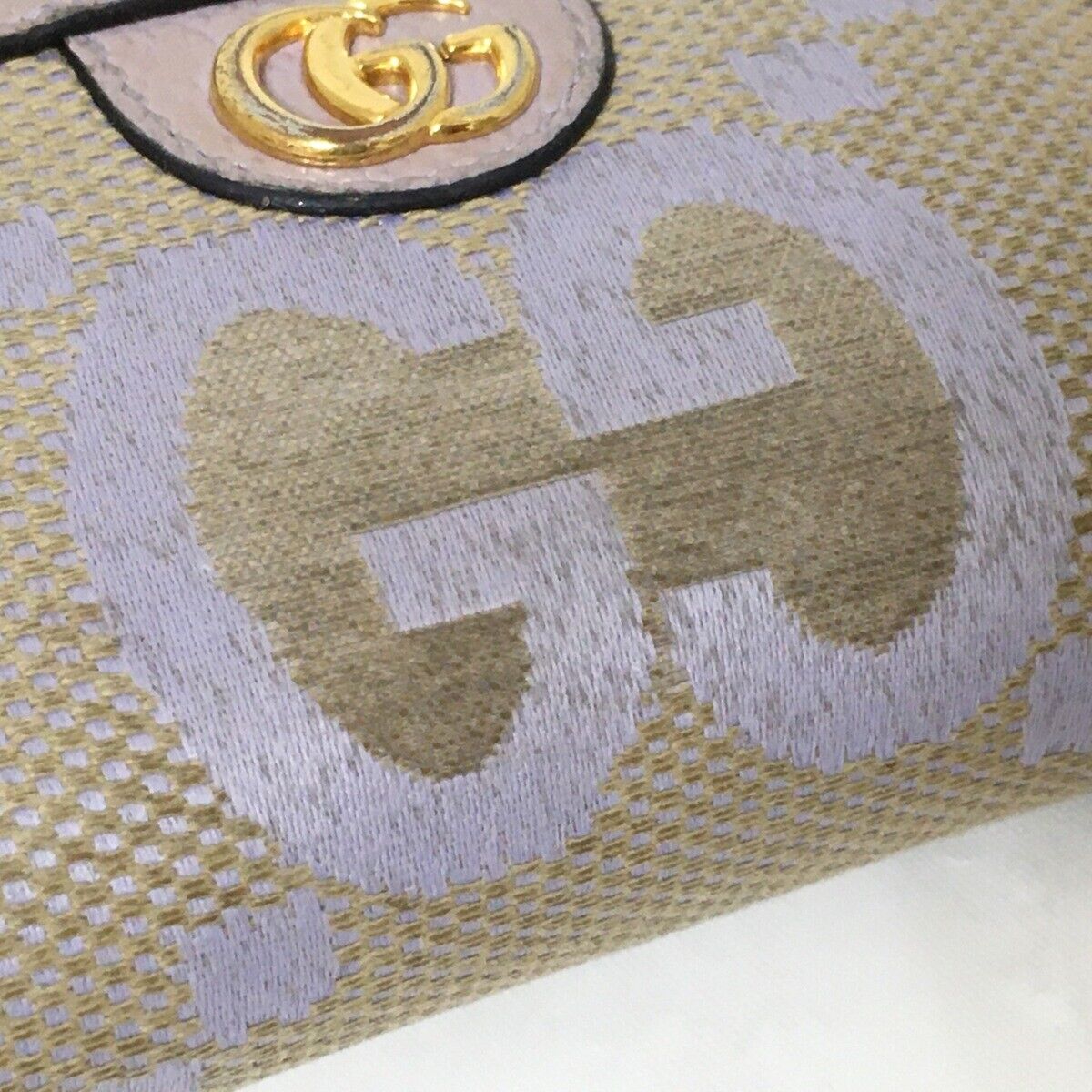 Gucci Ophidia Jumbo Gg Beige Purple