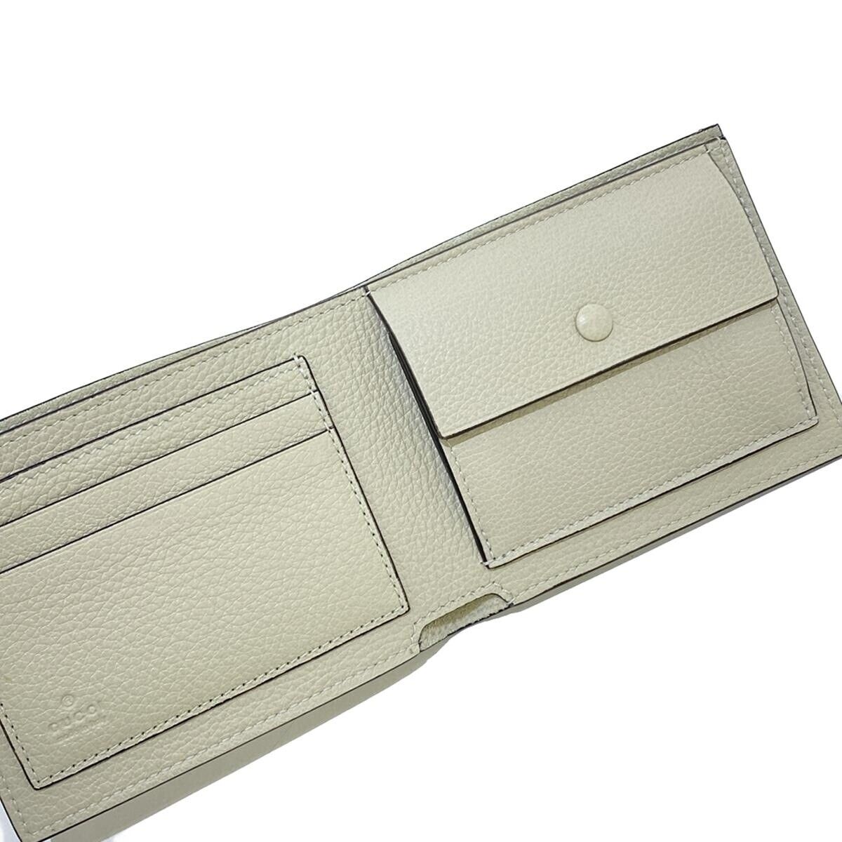Gucci Logo Cream Leather - Bifold