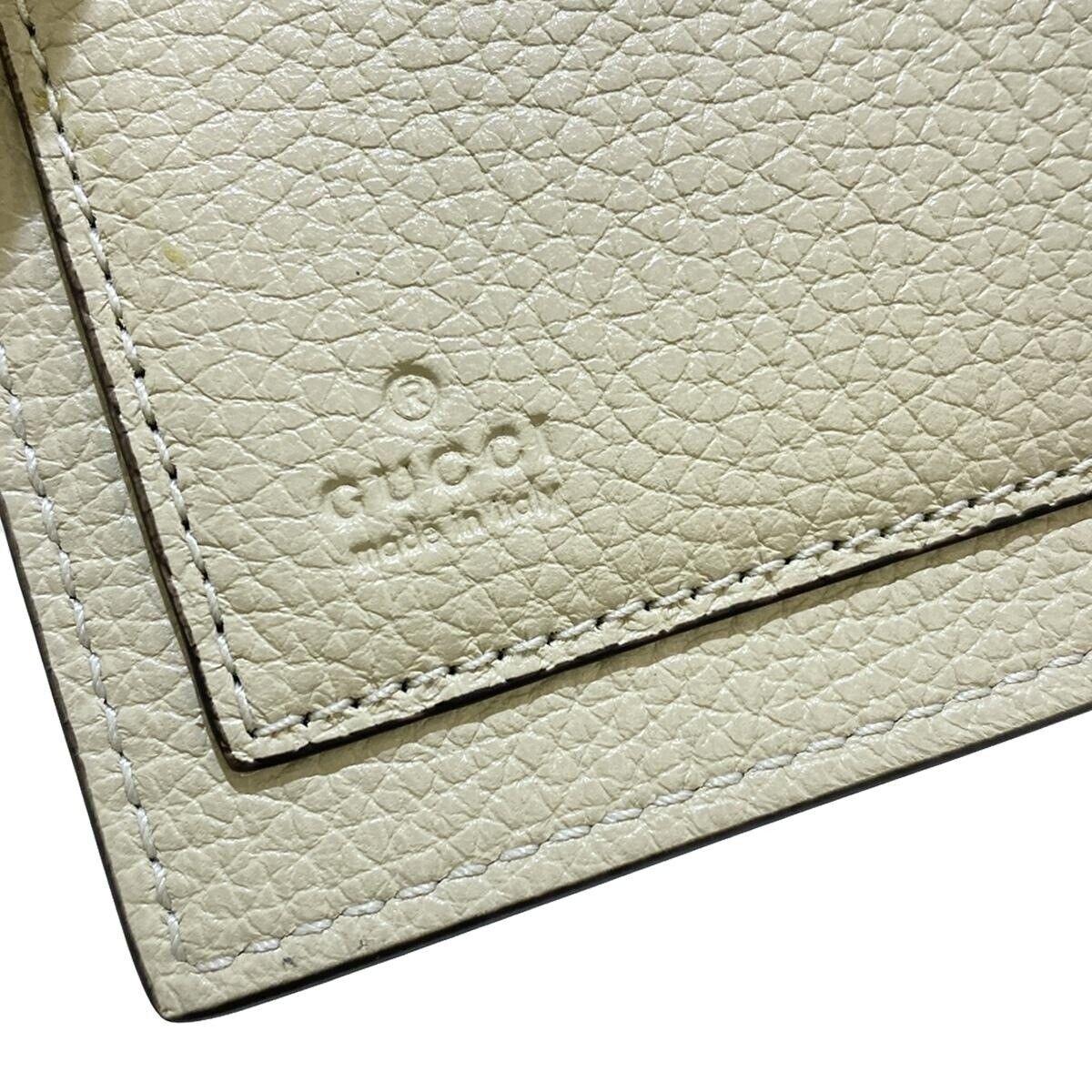 Gucci Logo Cream Leather - Bifold