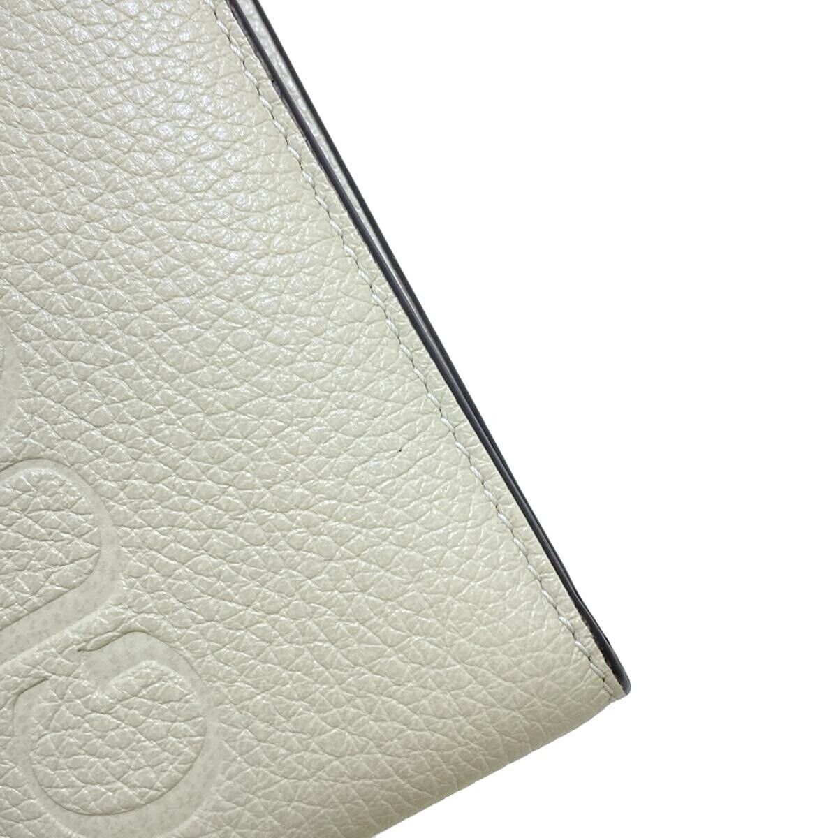 Gucci Logo Cream Leather - Bifold