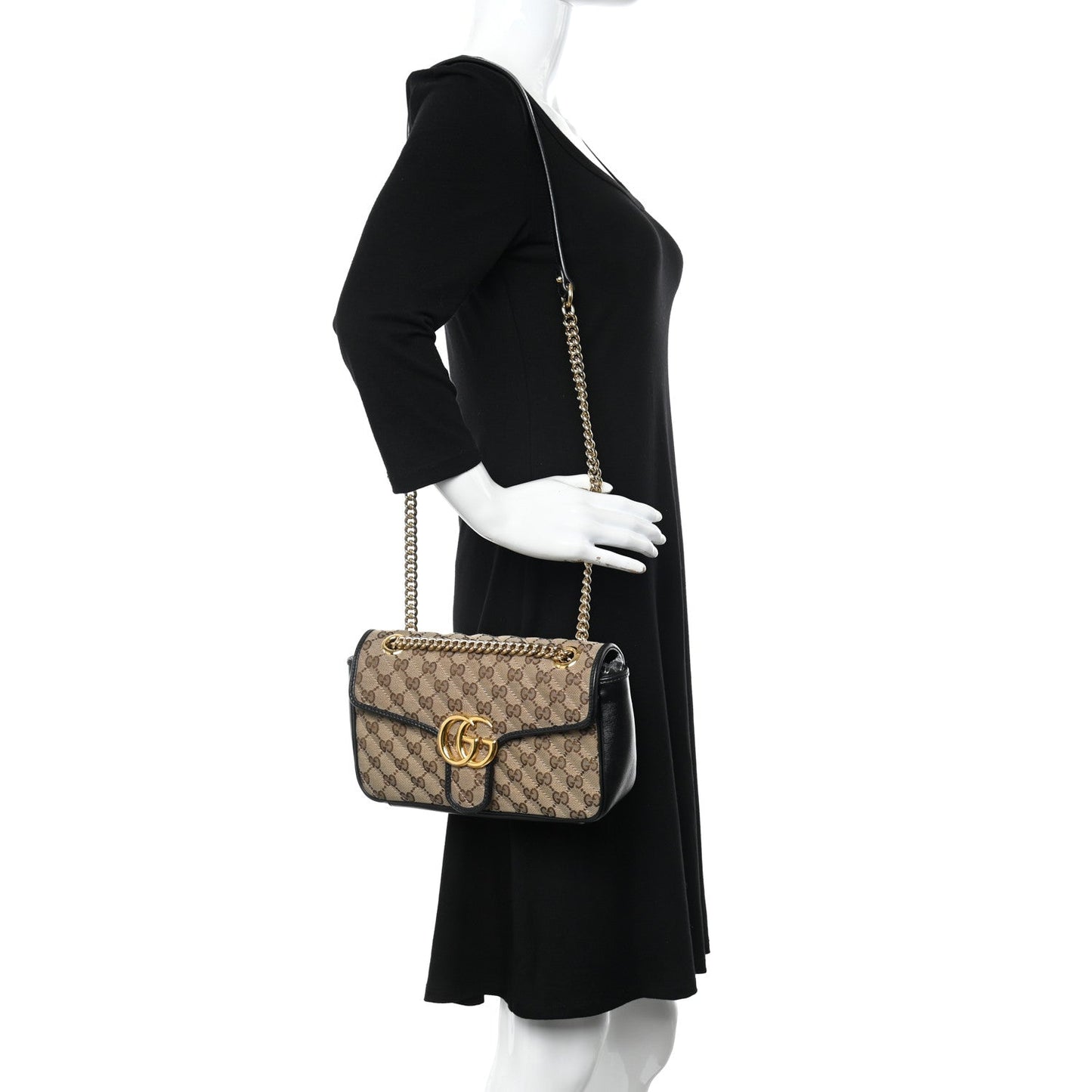 Gucci Matelasse Diagonal Small Gg