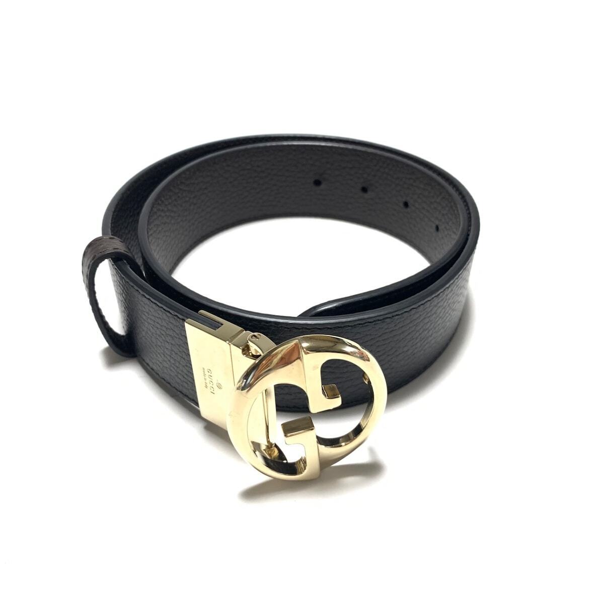 Gucci - Black Gold Leather Hardware