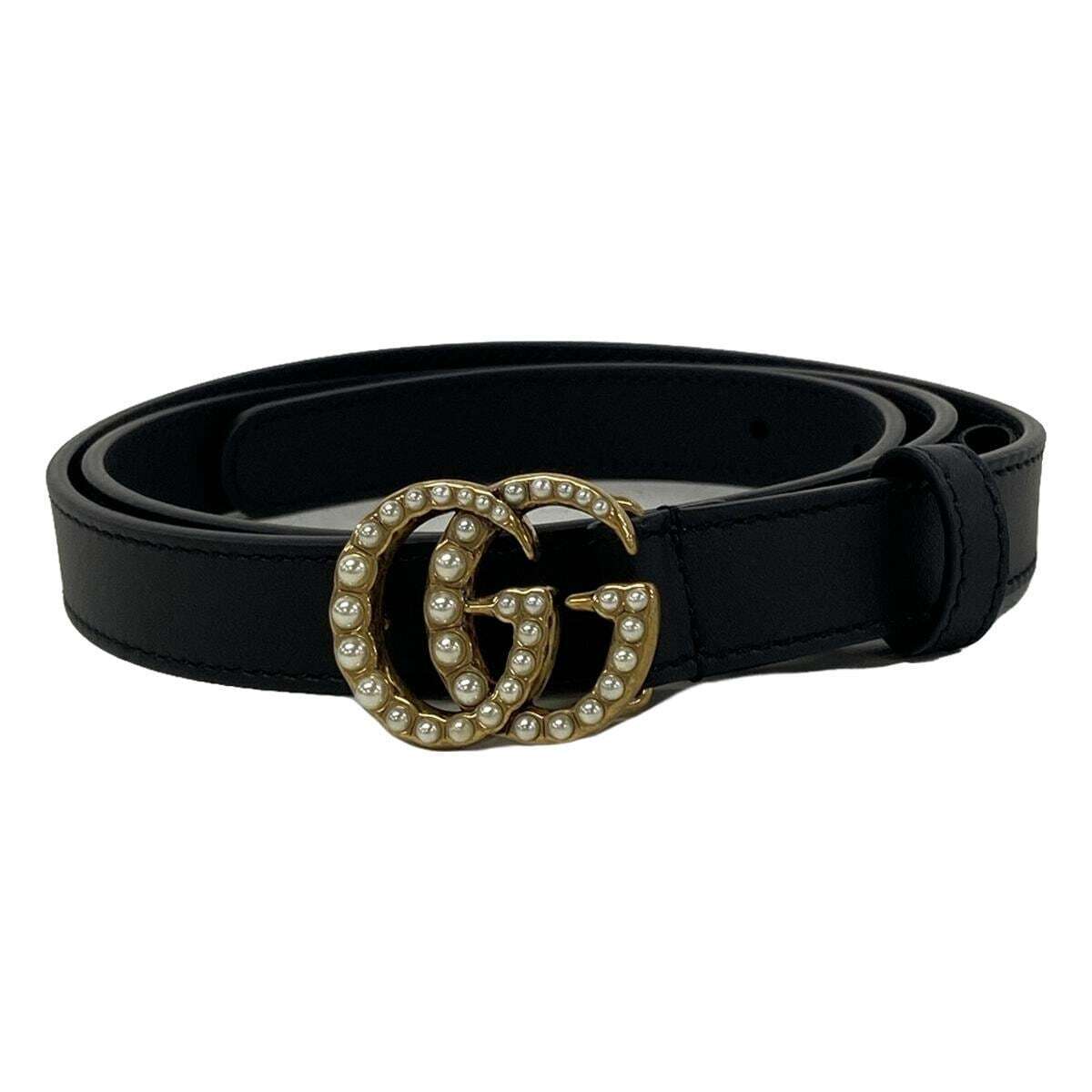 Gucci Double-G Slim Belt With