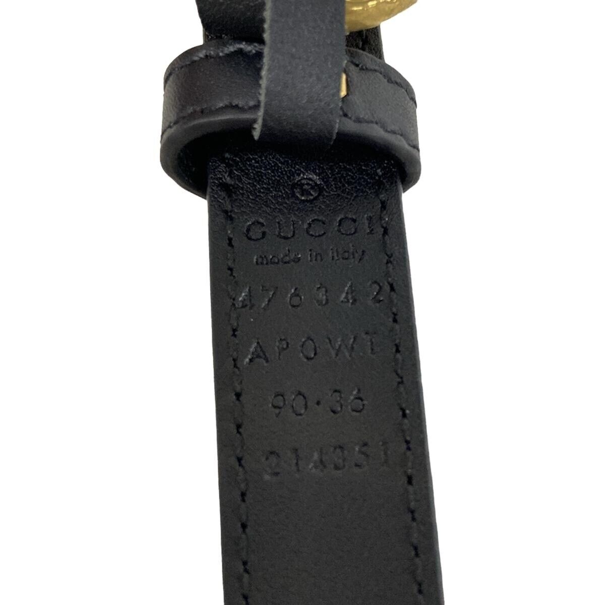 Gucci Double-G Slim Belt With