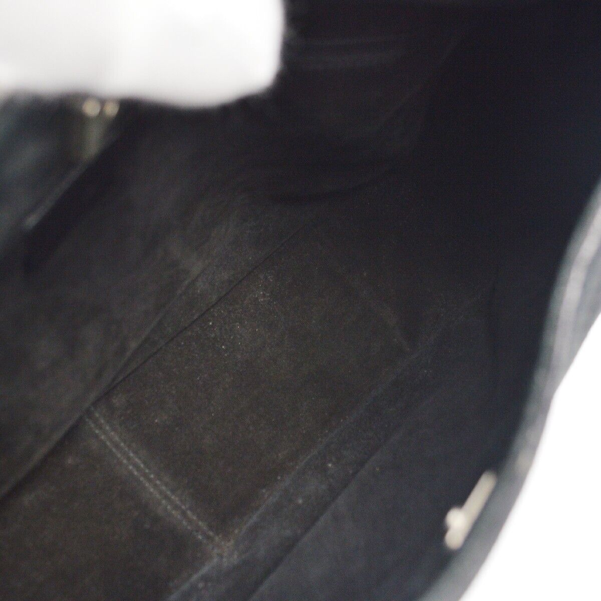 Gucci Black Suede Bamboo Hobo Handbag