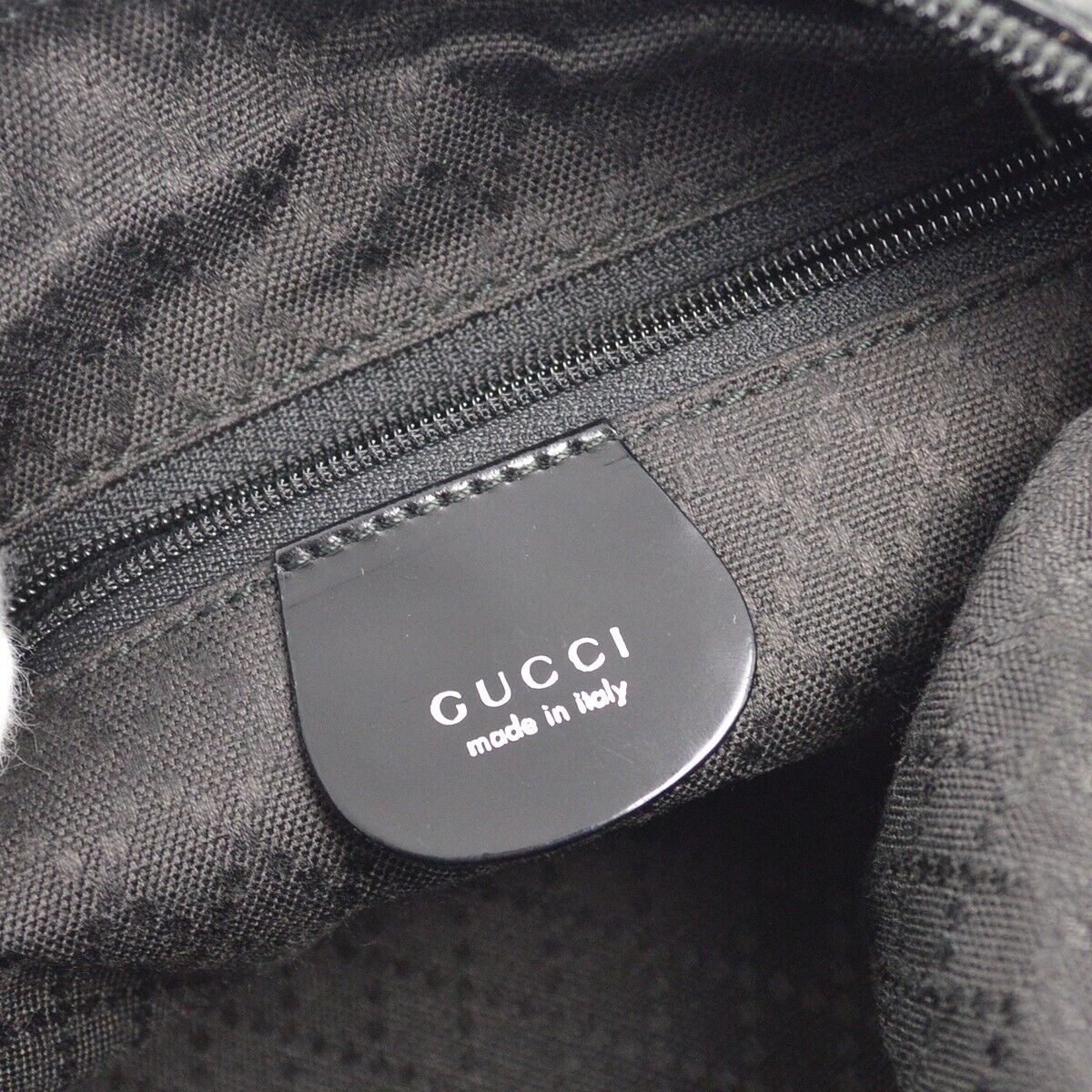 Gucci Black Bamboo Hobo Handbag