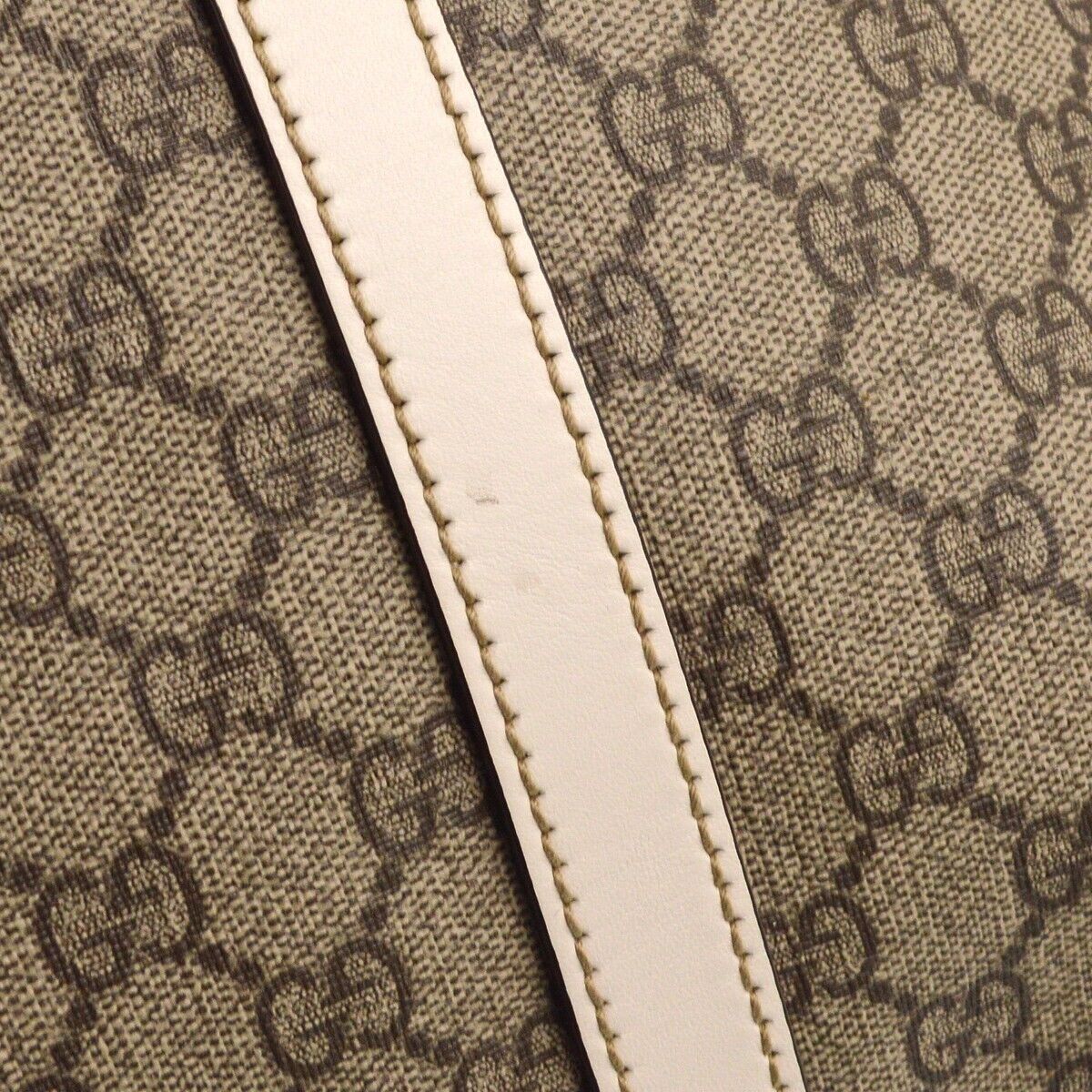 Gucci Gray White Gg Tote Handbag