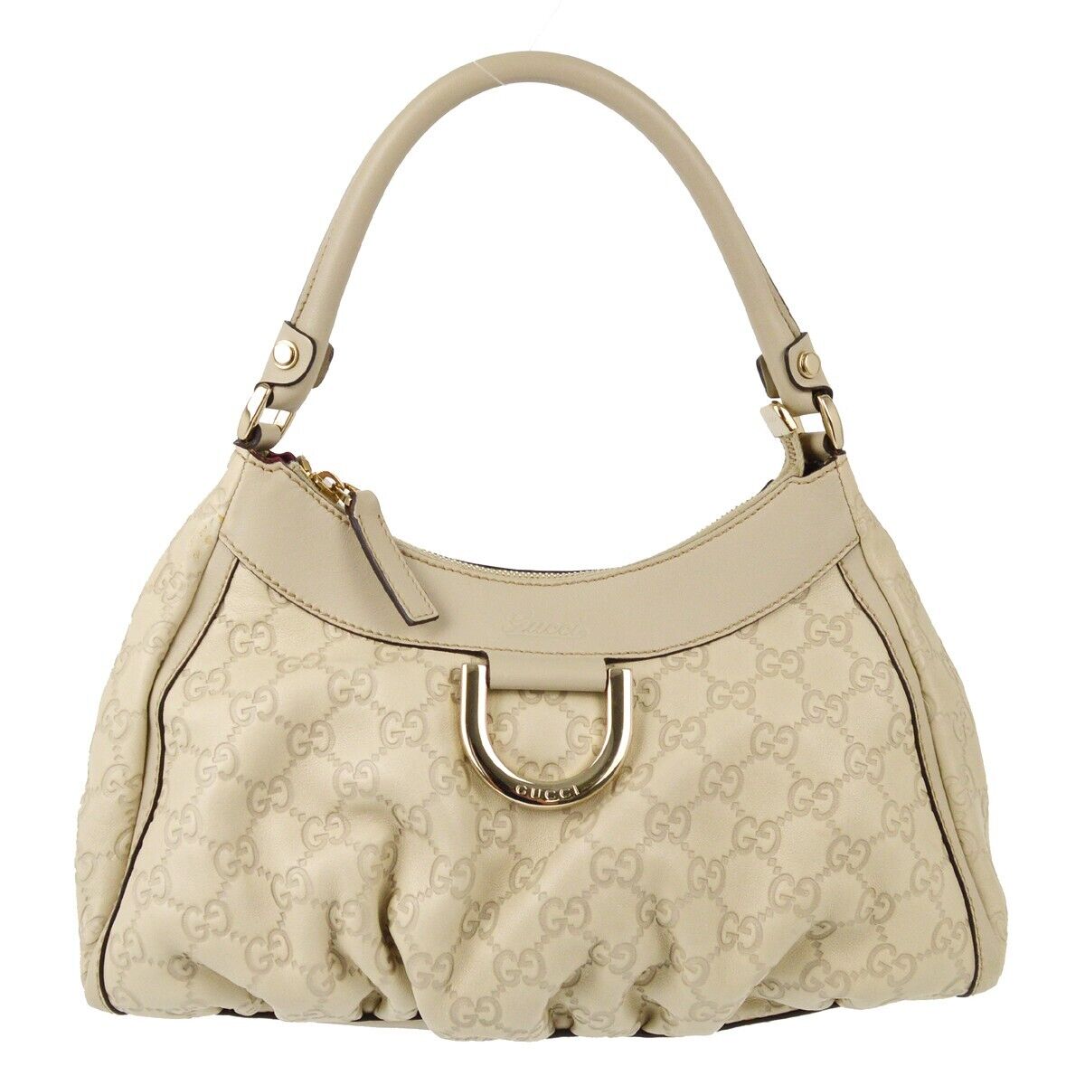 Gucci Off-White Gg Handbag