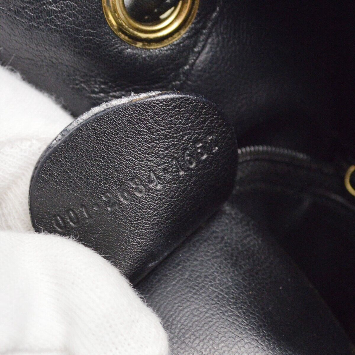 Gucci Black Bamboo 2Way Drawstring