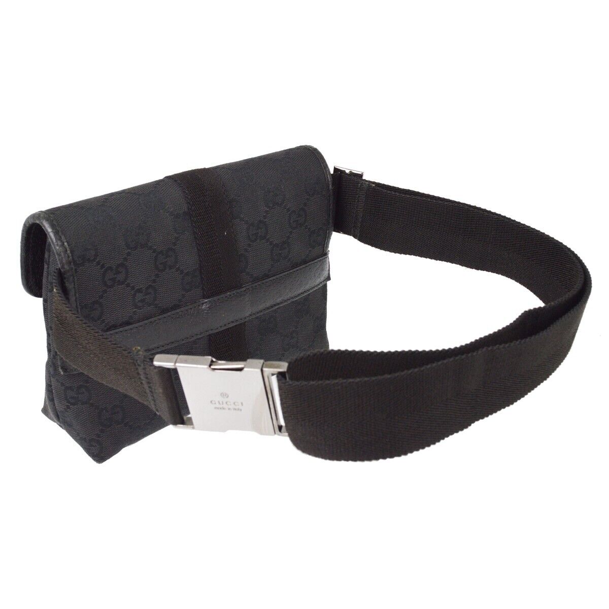 Gucci Black Waist Bum Bag