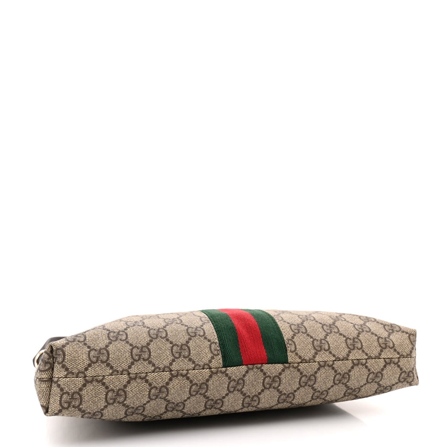 Gucci Gg Supreme Web Flat Messenger Bag