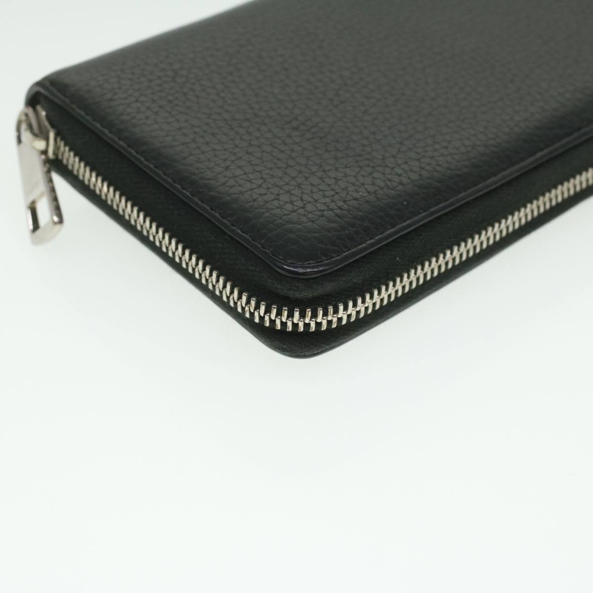 Gucci Long Wallet Leather Black