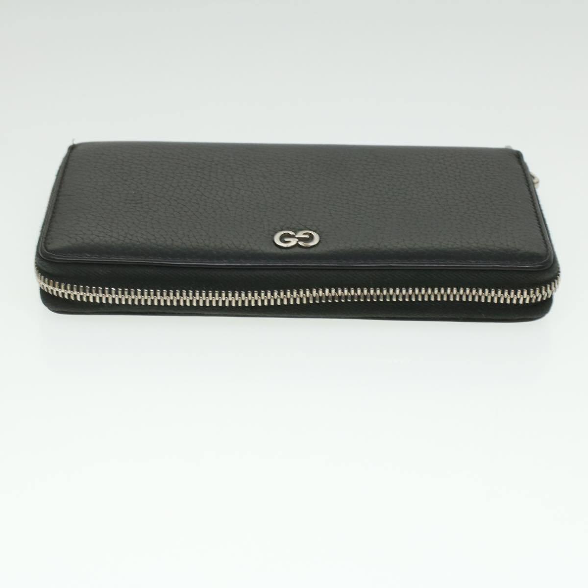 Gucci Long Wallet Leather Black