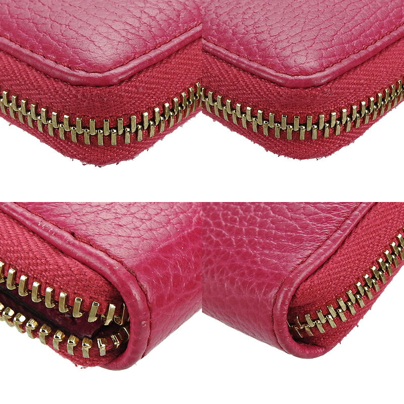 GUCCI Coin case 368877 leather pink