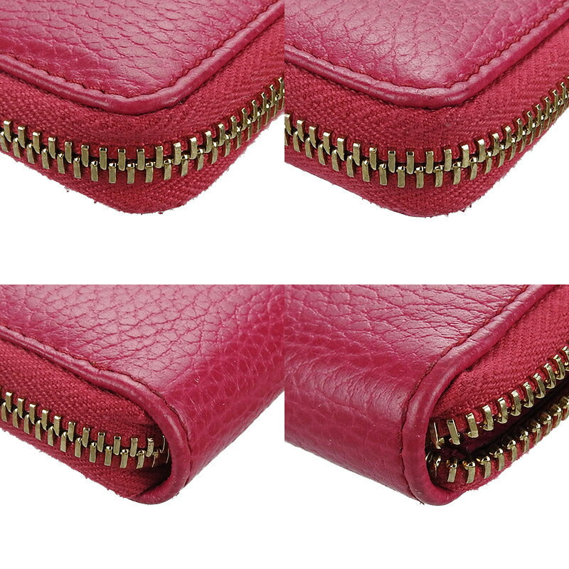 GUCCI Coin case 368877 leather pink