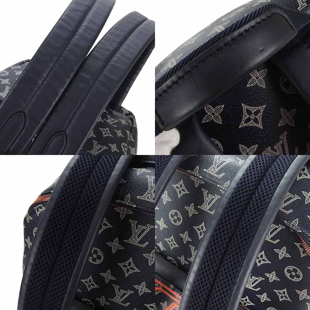 LOUIS VUITTON Backpack M43676 Monogram Navy Up side down Apollo