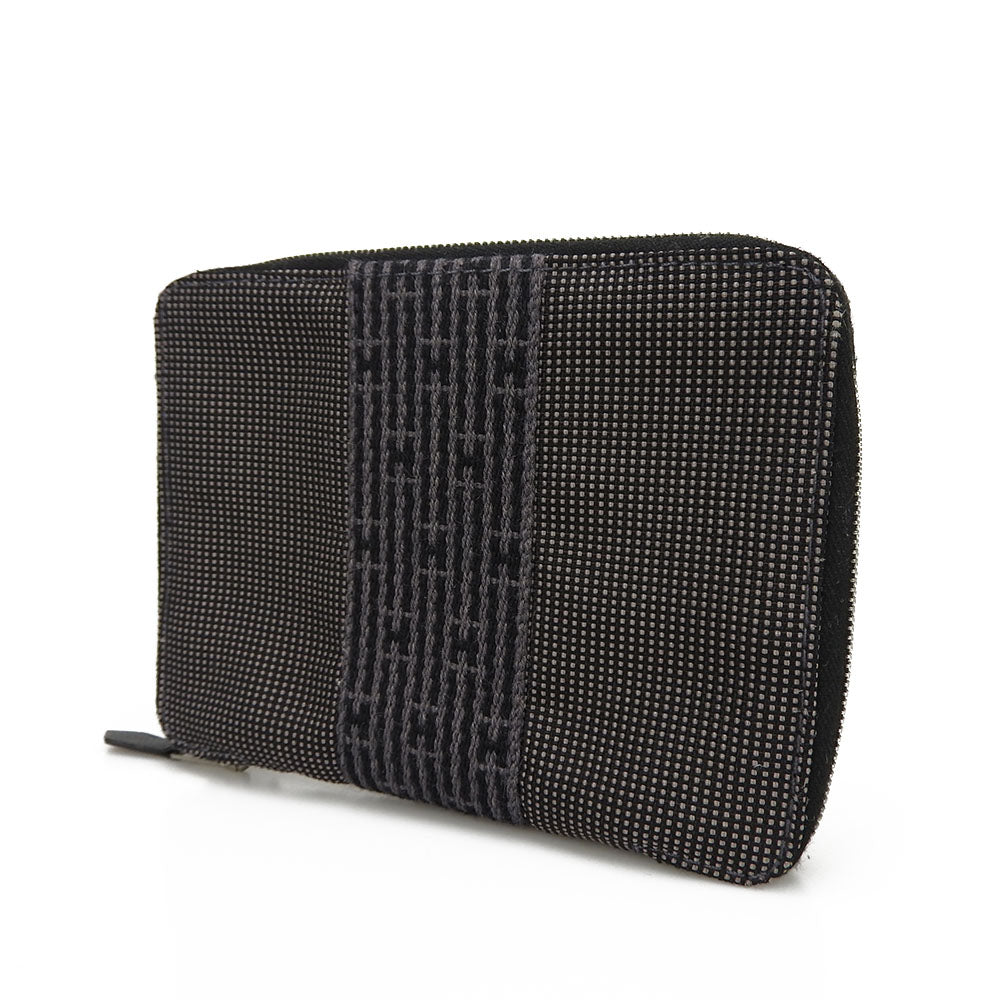 HERMES Notebook cover canvas gray Her Line agenda