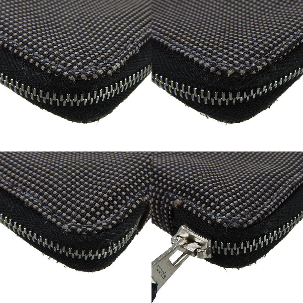 HERMES Notebook cover canvas gray Her Line agenda