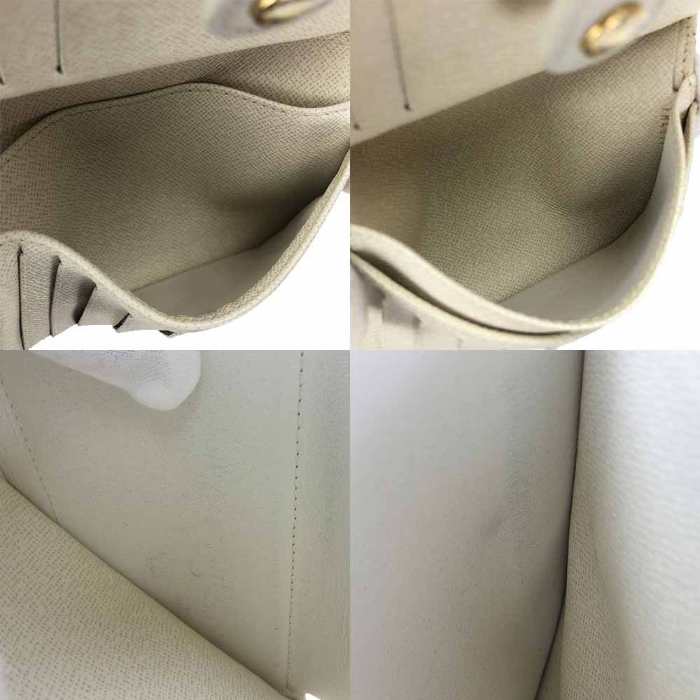 LOUIS VUITTON Bifold Wallet M95659 Monogram Minilan , Leather white Portonebier Vienova Women Used