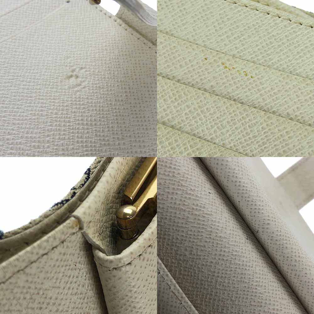 LOUIS VUITTON Bifold Wallet M95659 Monogram Minilan , Leather white Portonebier Vienova Women Used