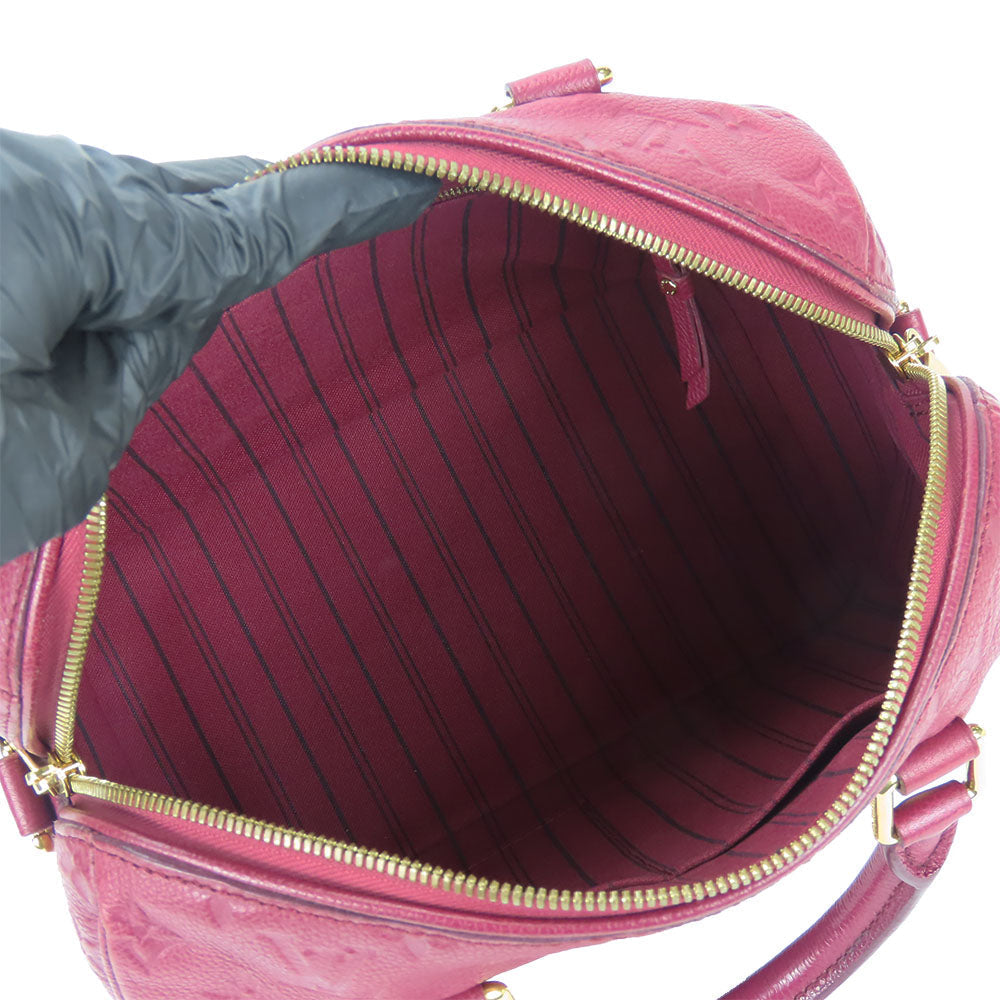 LOUIS VUITTON Handbag M40764 Monogram Ann Platt purple Speedy bandouliere 25