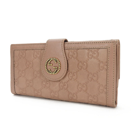 GUCCI Long Wallet Purse 269970 Guccisima leather pink beige Guccisima Women Used