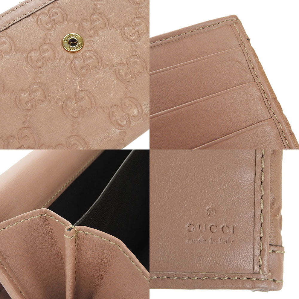GUCCI Long Wallet Purse 269970 Guccisima leather pink beige Guccisima Women Used