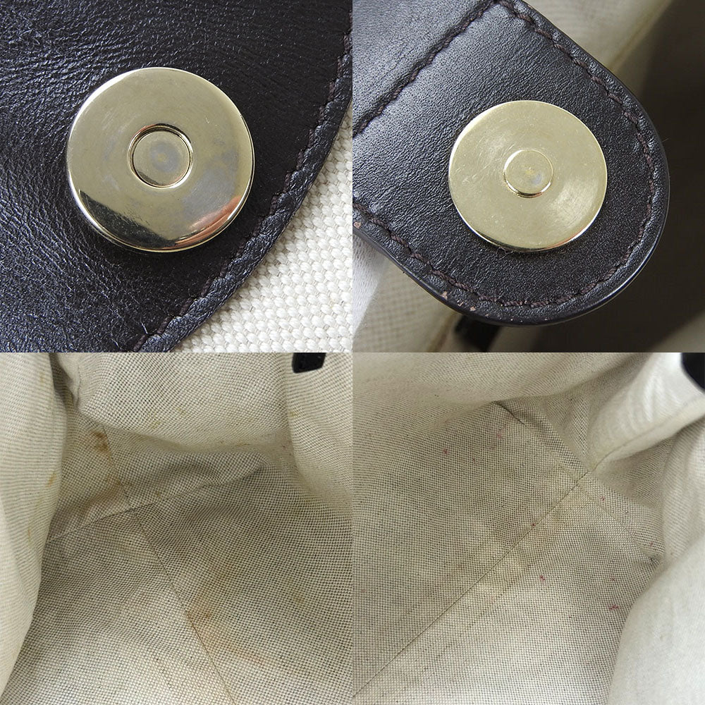 GUCCI Tote Bag 211944 GG canvas beige Sukey Women Used