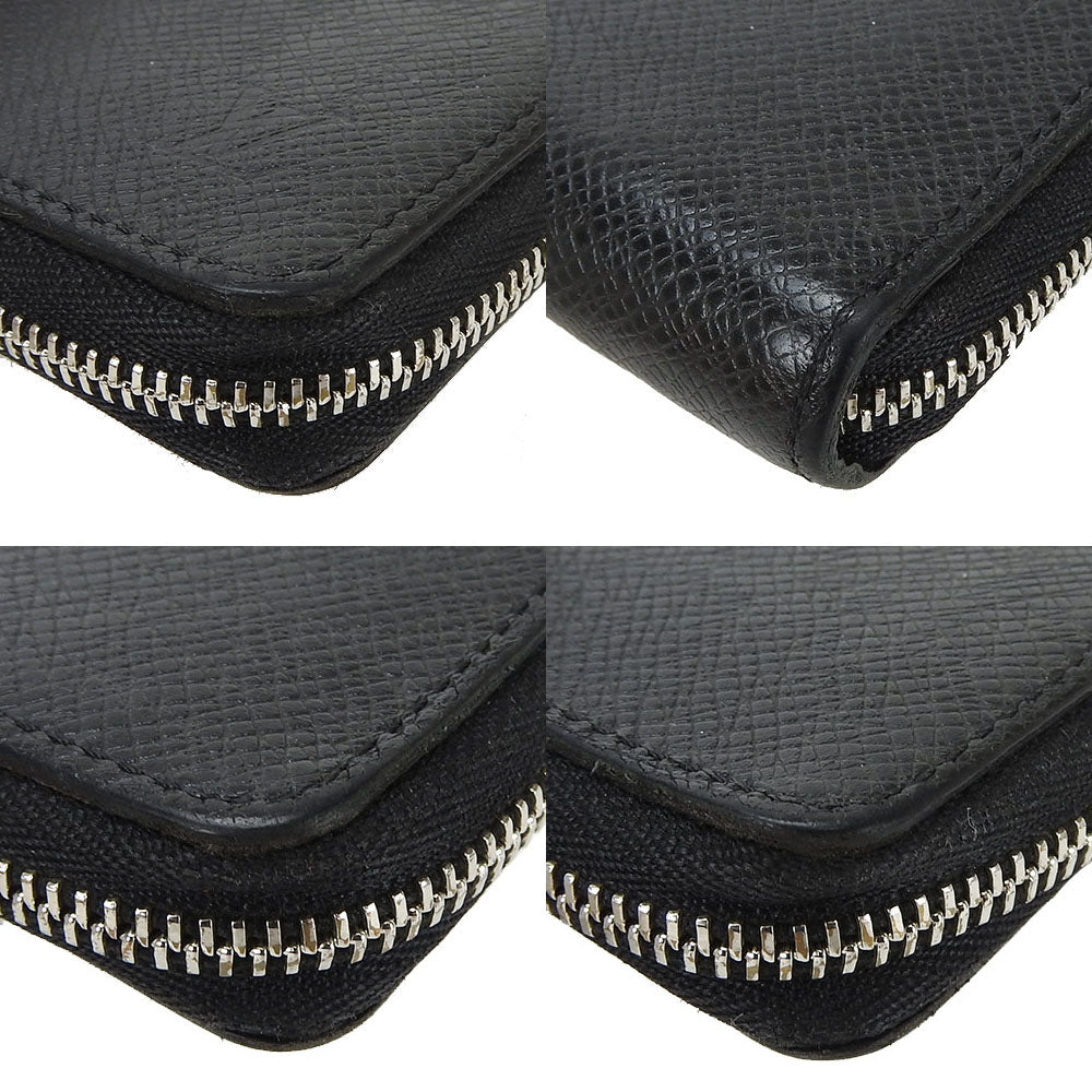 LOUIS VUITTON Coin case M32832 Taiga black Zippy coin purse