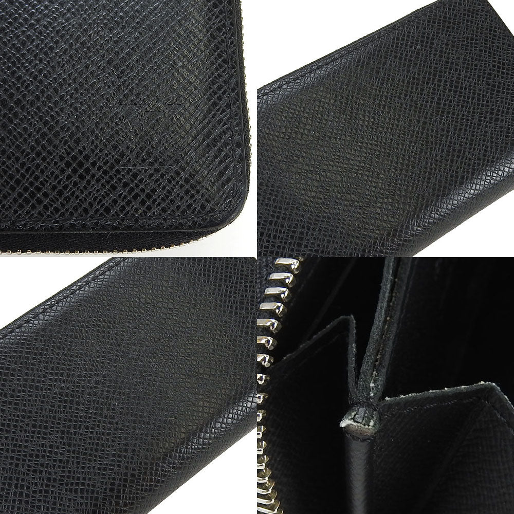LOUIS VUITTON Coin case M32832 Taiga black Zippy coin purse