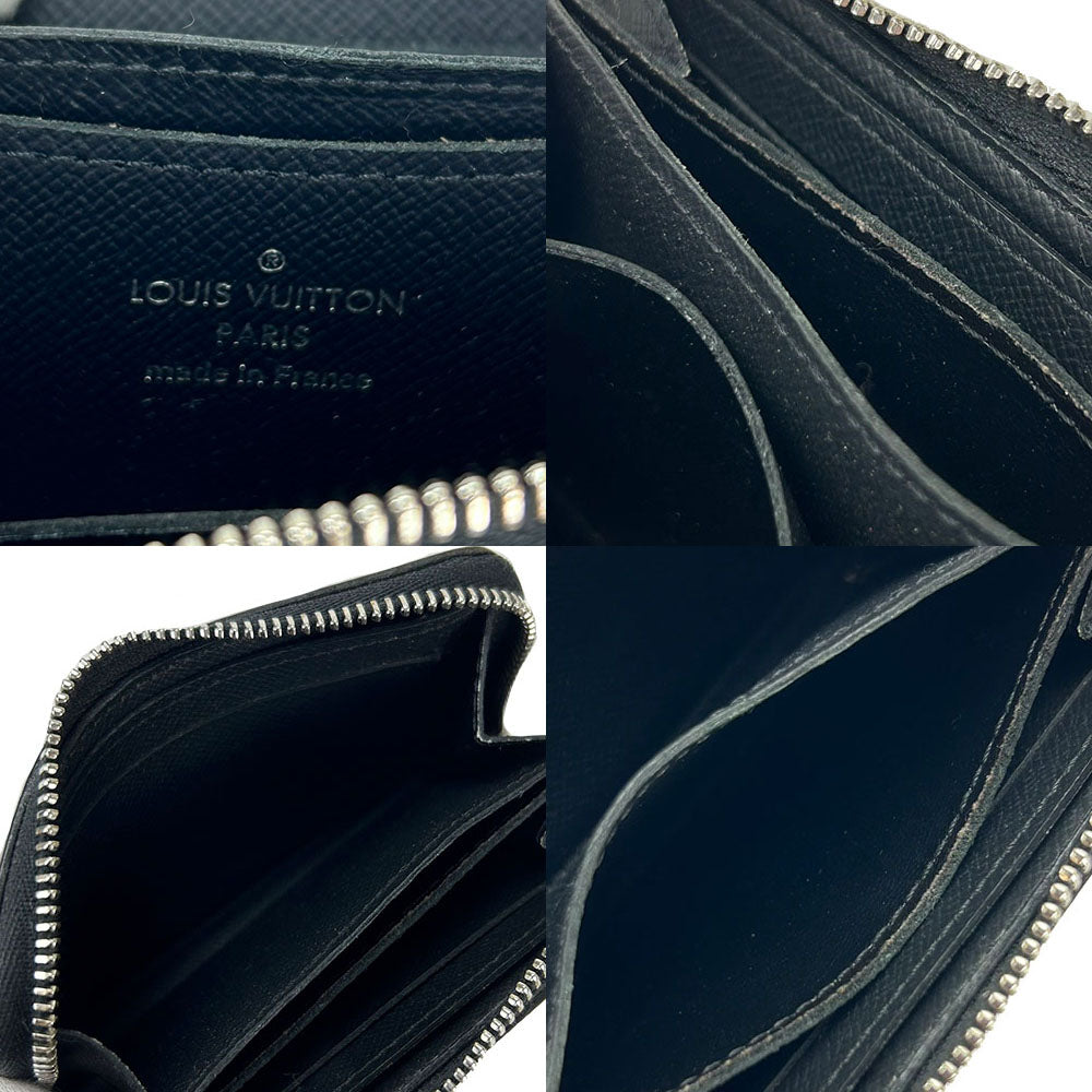 LOUIS VUITTON Coin case M32832 Taiga black Zippy coin purse