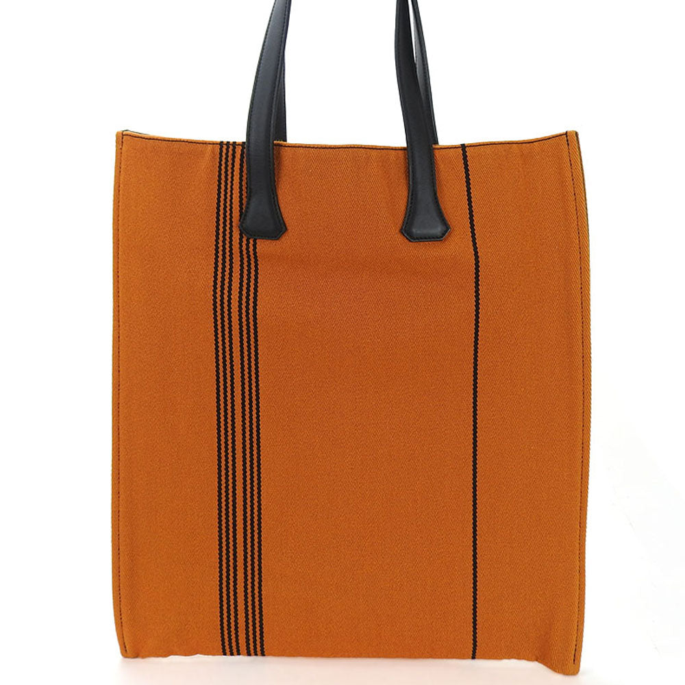 HERMES Tote Bag Canvas, Leather Orange Potamoskavas GM Women(Unisex) Used