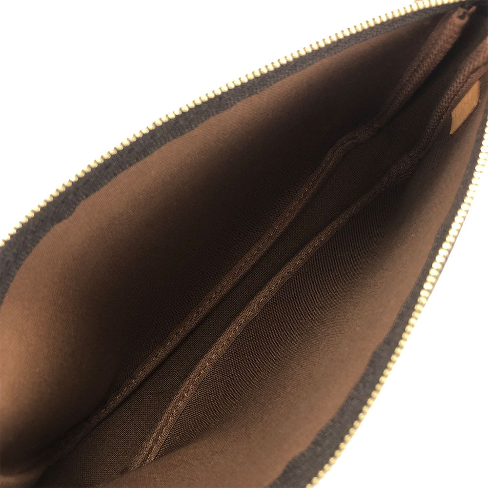 LOUIS VUITTON Accessory pouch M51981 Monogram Brown Pochettes and Accessories