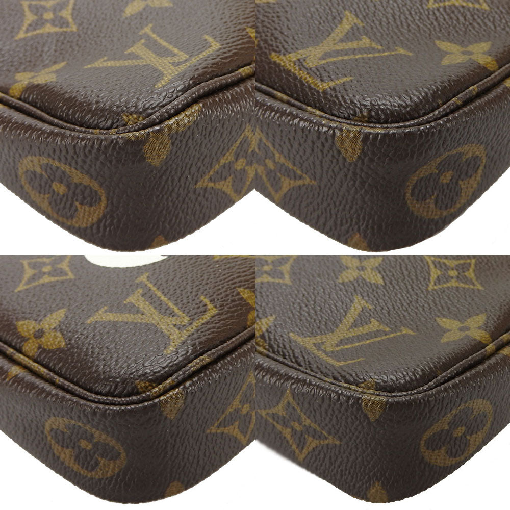 LOUIS VUITTON Accessory pouch M51981 Monogram Brown Pochettes and Accessories