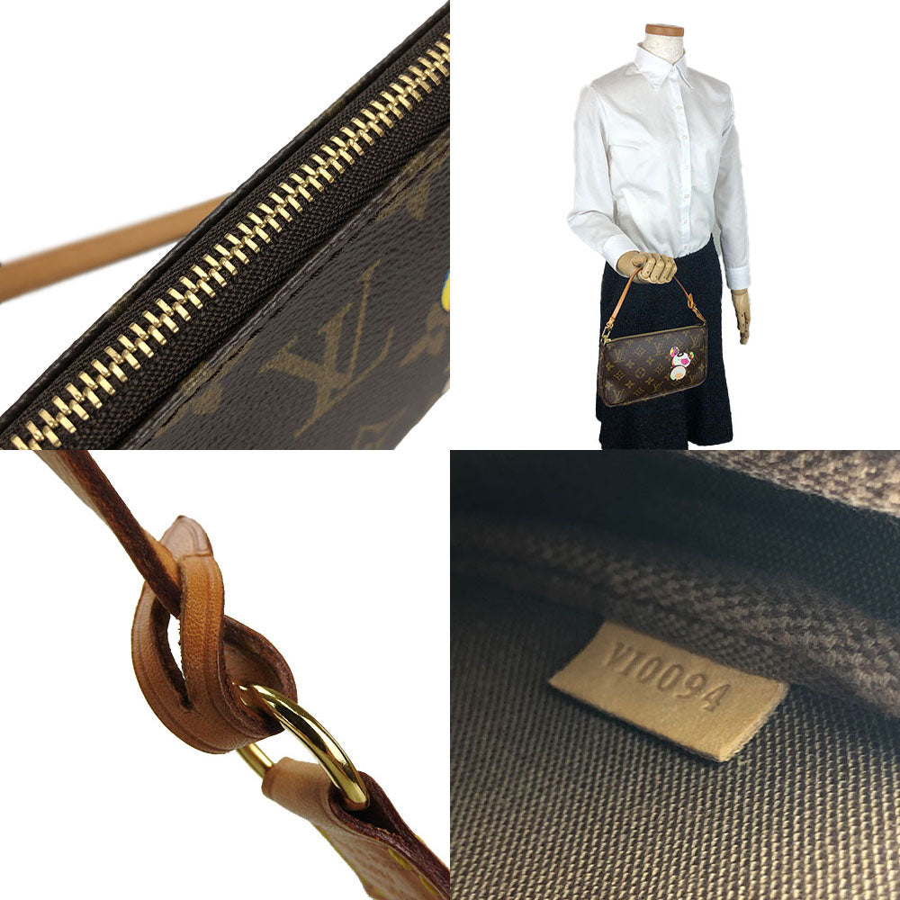 LOUIS VUITTON Accessory pouch M51981 Monogram Brown Pochettes and Accessories