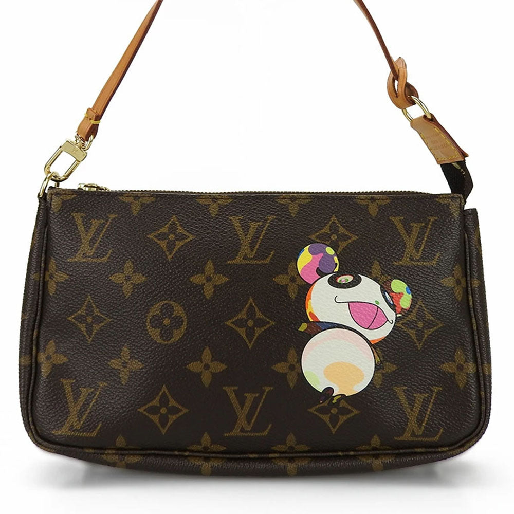 LOUIS VUITTON Accessory pouch M51981 Monogram Brown Pochettes and Accessories