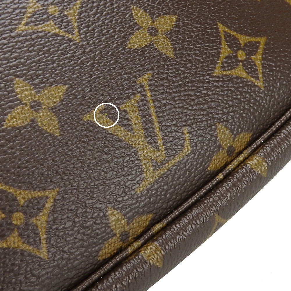 LOUIS VUITTON Accessory pouch M51981 Monogram Brown Pochettes and Accessories