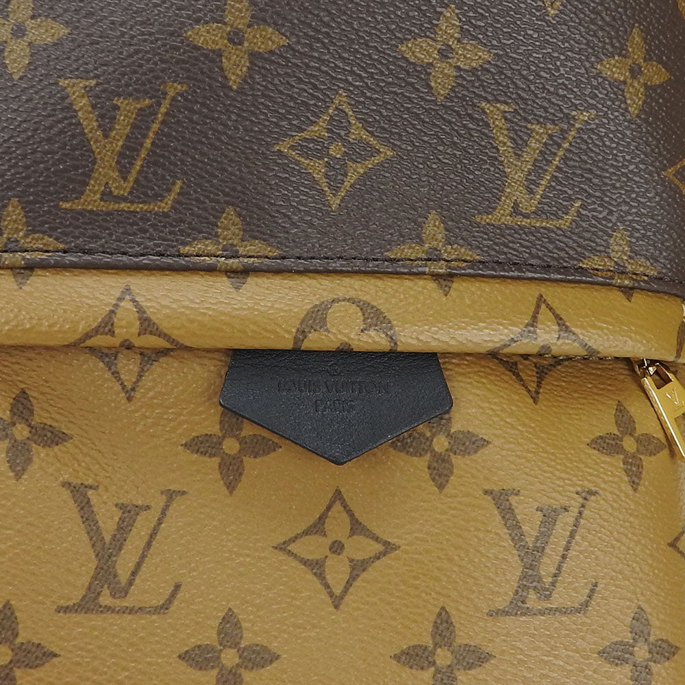 LOUIS VUITTON Backpack M44870 Monogram reverse Brown Palm Springs