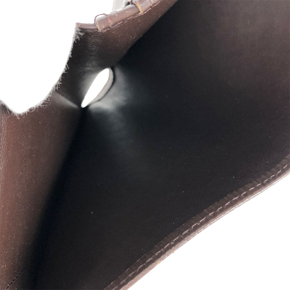 LOUIS VUITTON Bifold Wallet M6324D Epi Leather Brown Portefeuille Viennoiserie Women Used