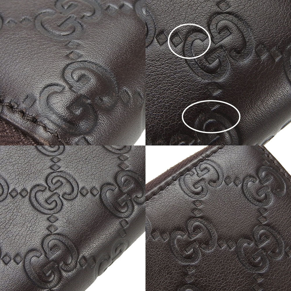 GUCCI Long Wallet Purse 307980 leather Brown
