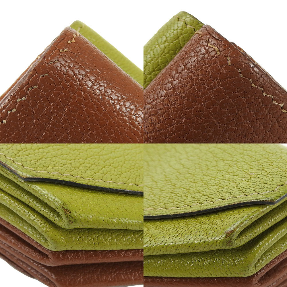 HERMES Coin case Shave green Le van Cator