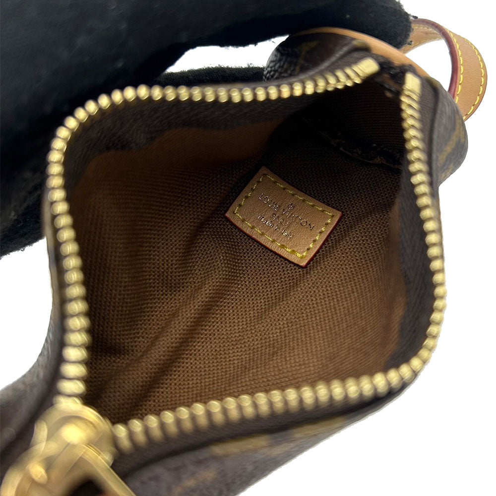 LOUIS VUITTON Accessory pouch M00354 Monogram Brown Micro Papillon