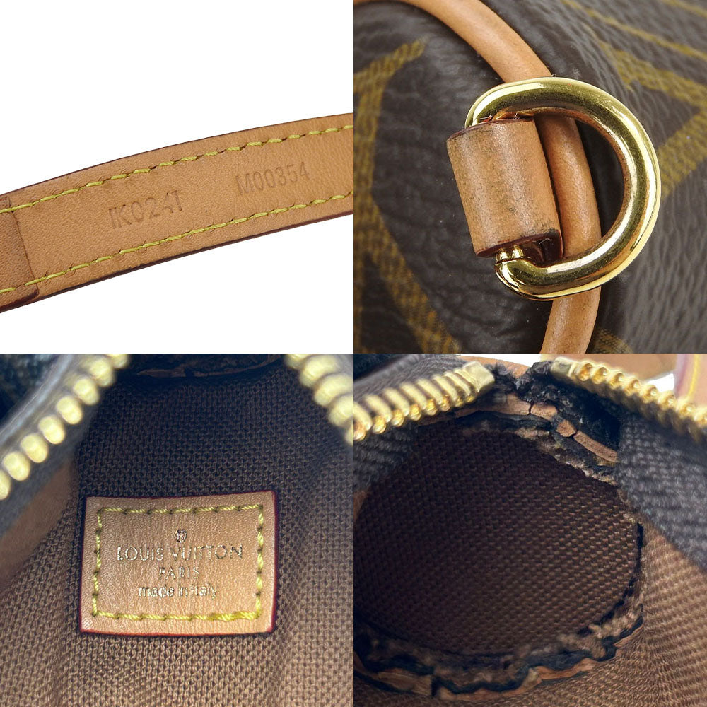 LOUIS VUITTON Accessory pouch M00354 Monogram Brown Micro Papillon