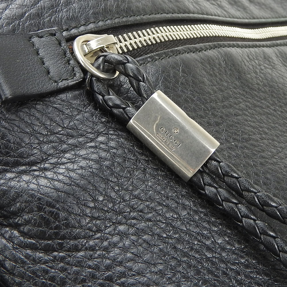 GUCCI Shoulder Bag 268244 leather black Women Used
