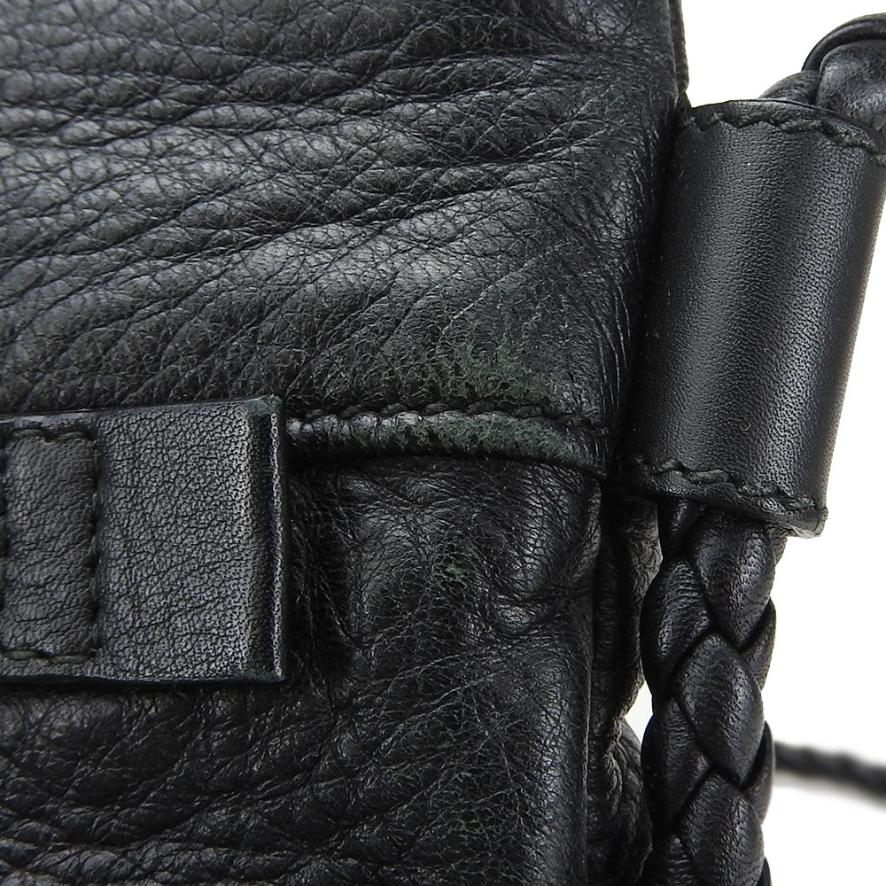 GUCCI Shoulder Bag 268244 leather black Women Used