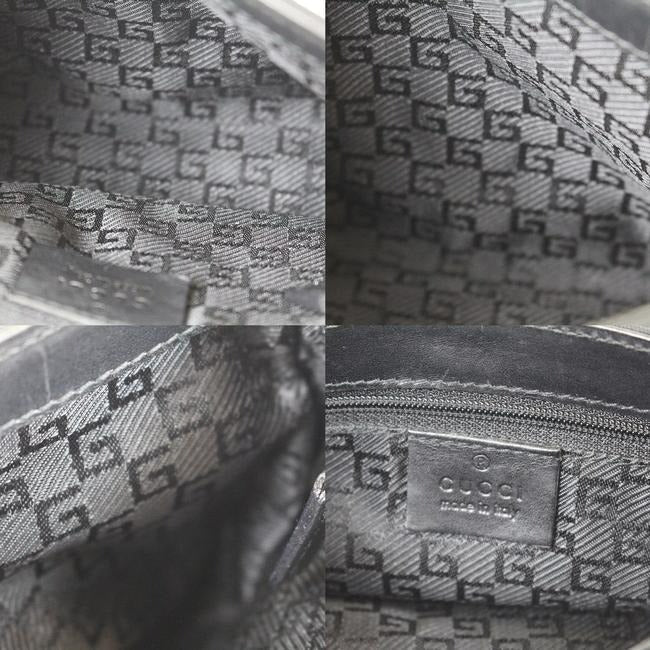 Gucci Black Canvas With A Heavy Canvas Belt And Chrome Accents Bag Fanny Pack Wallet