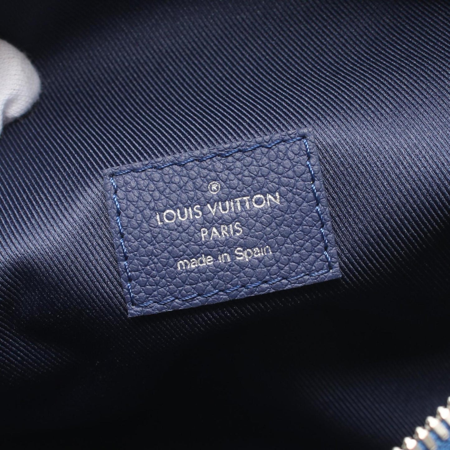 Louis Vuitton blue  Leather Fanny Pack