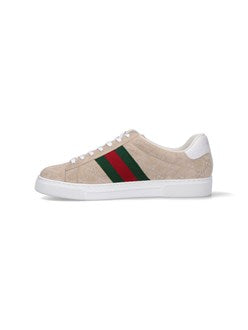 Gucci Men "Ace" Low-Top Sneakers