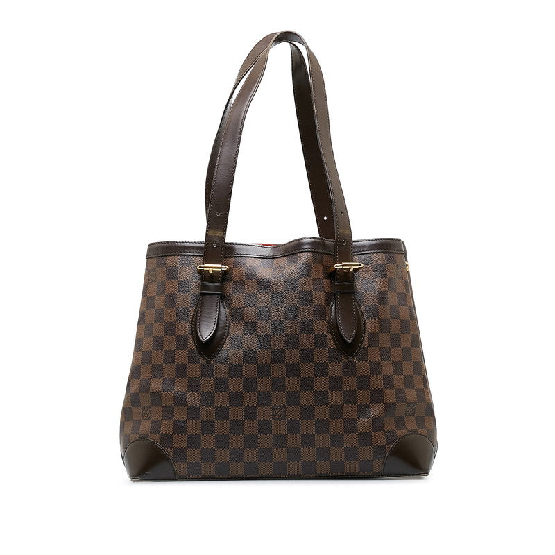 Louis Vuitton Damiere Hamsted MM Handbag N51204 Brown PVC  Louis Vuitton
