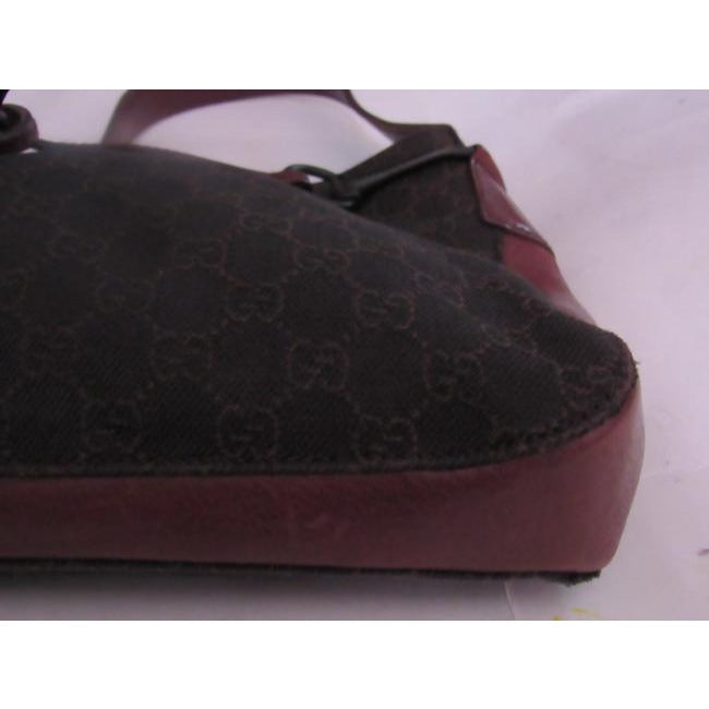 Gucci Tote Bag Newer Pursesdesigner Purses Brown Leather And Gg Leather Satchel